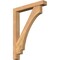 Ekena Millwork Imperial Block Smooth Bracket w/ Offset Brace, Western Red Cedar, 5 1/2"W x 36"D x 48"H BKT0604X36X48IMP05SWR - alternate 1